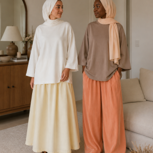 T-shirt oversize Crème